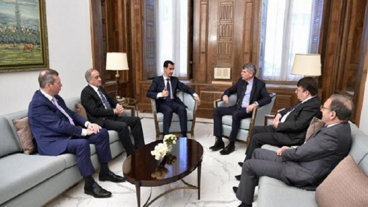 ماذا قال رئيس الوفد البلجيكي عن صحة الأسد