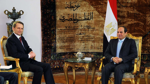 السيسي لرئيس الدوما الروسي: مكافحة التطرف أهم أولوياتنا