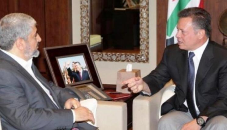 مشعل يطلب لقاء ملك الأردن للتوسط في المصالحة مع مصر..ولا جواب من الديوان الملكي