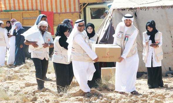 اليمن:وصول طائرة مساعدات إمارتية على متنها 20 طن من الادوية الى حضرموت