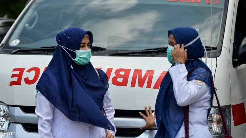إندونيسيا تسجل أرقام قياسية لليوم التالت على التوالي في عدد إصابات كورونا