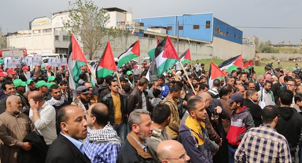 فلسطين: قوات الاحتلال الإسرائيلي اعتدت علي مسيرة تظاهرات حاشدة في الضفة