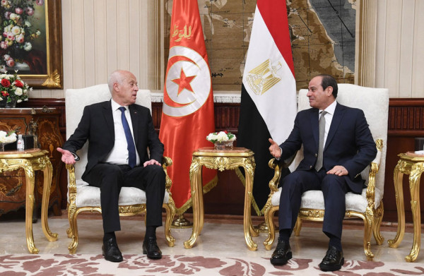 السيسي يؤكد لسعيّد دعم مصر للخطوات الهادفة للحفاظ على استقرار تونس