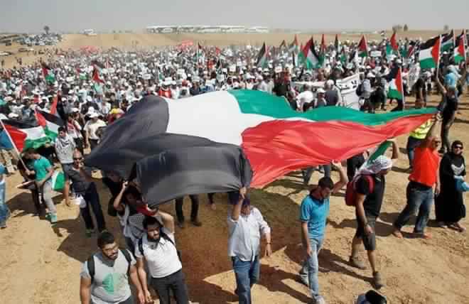 مواجهات وإصابات في قطاع غزة في مسيرات العودة